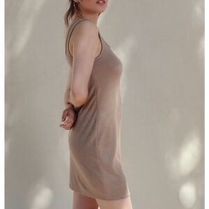 Tilly's West of Melrose Tan print tank  Dress